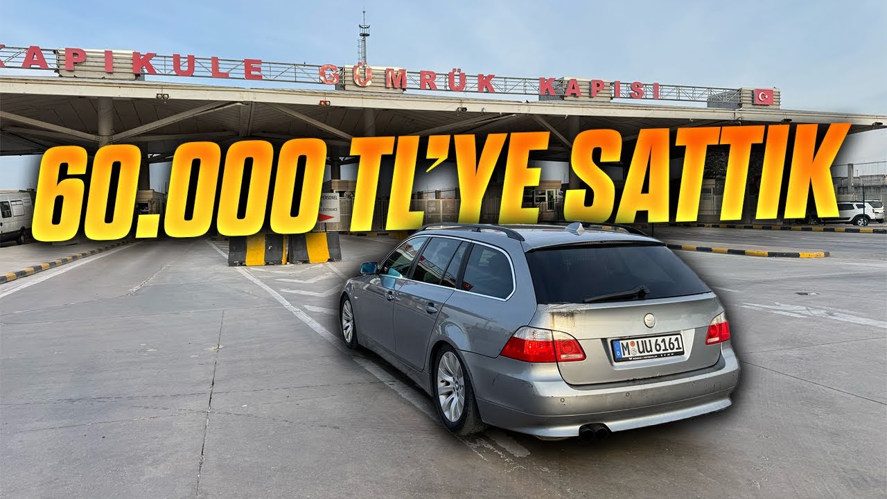 CENAZE PAKET !! 280bg BMW 535D Sattık Türkiye'ye Yürüyerek Döndük !