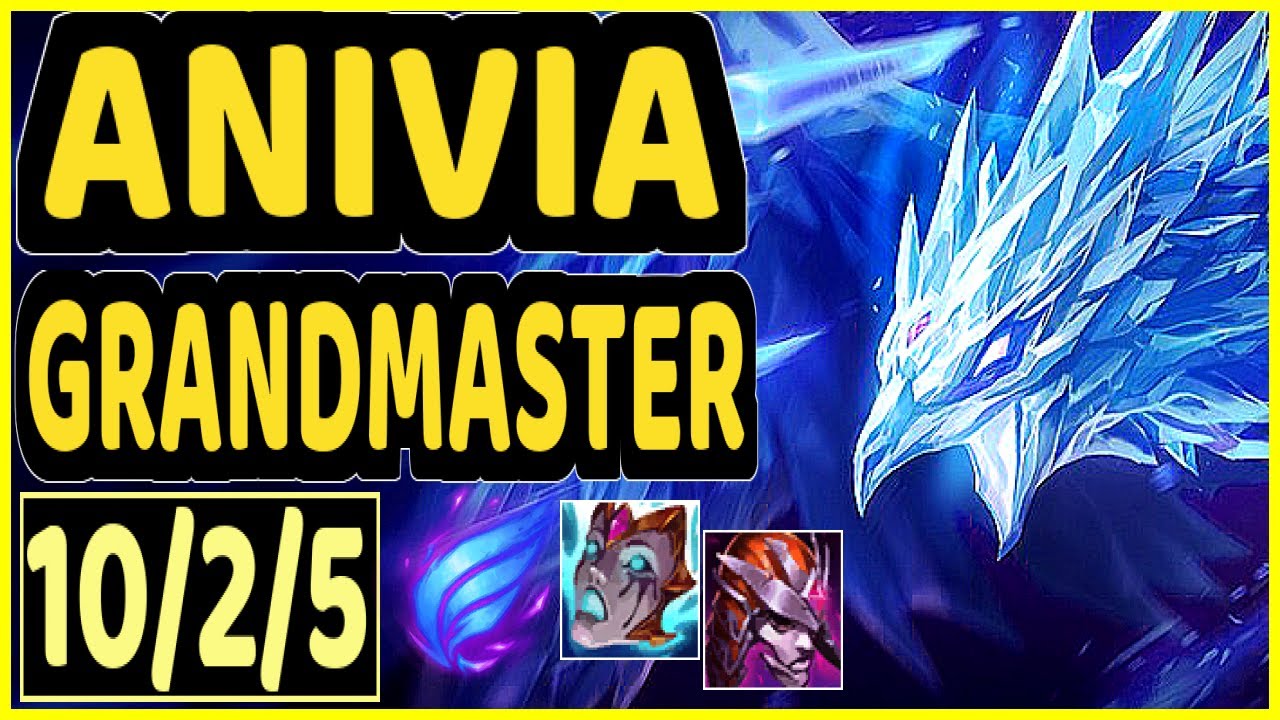 ANIVIA - 10/2/5 KDA MID GAMEPLAY - BR Ranked GRANDMASTER