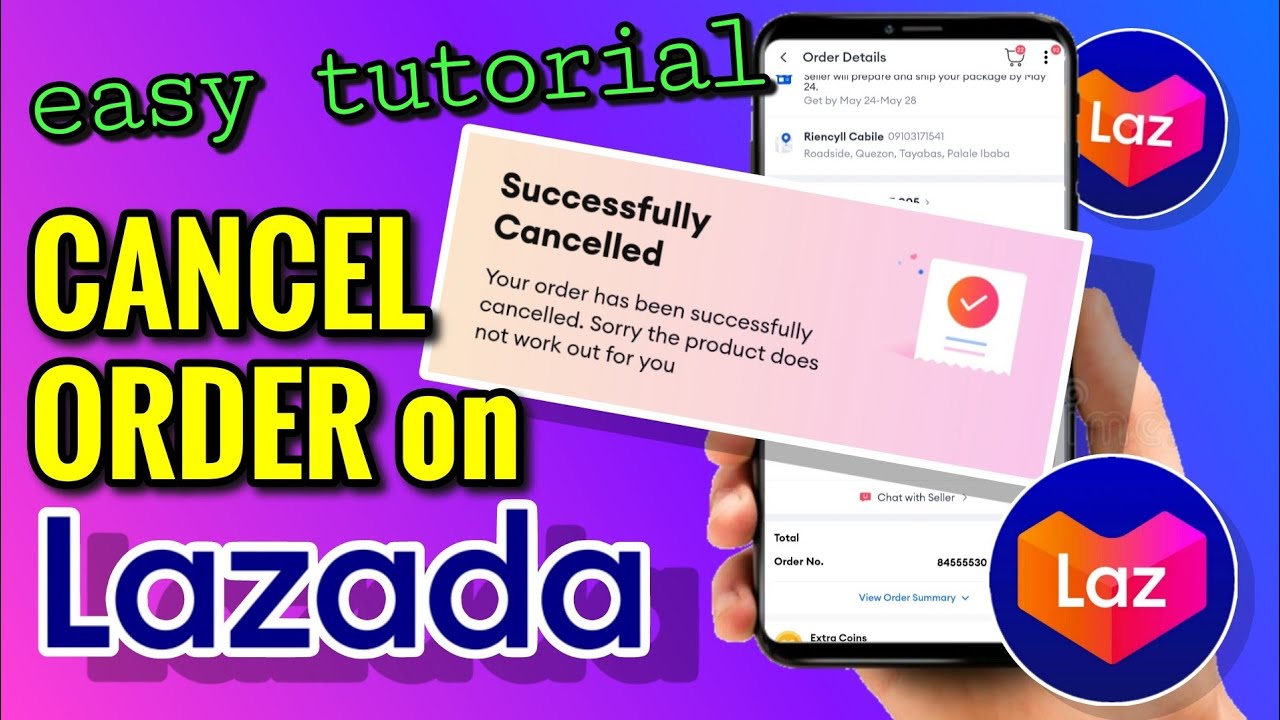 PAANO MAGCANCEL NG ORDER SA LAZADA | Riencyll Cabile