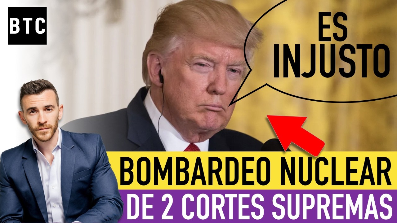 BOMBARDEAN A TRUMP SIN PENA 2 Cortes Supremas al mismo tiempo