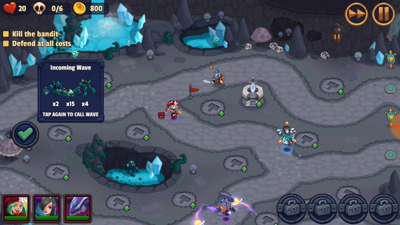Campaign - lvl 124 (Tuturu Tunnel) World 5 - Realm Defense