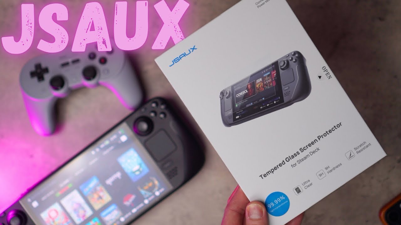 Must-have JSAUX screen protector for Steam Deck Oled