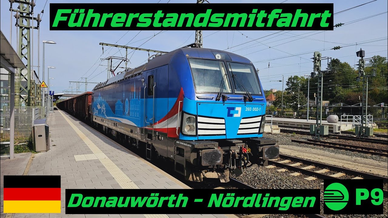 Führerstandsmitfahrt Donauwörth - Nördlingen