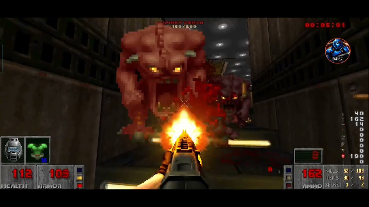 Brutal Doom v22 Beta Test 5 | Doom 1 (E1M9) | Delta Touch