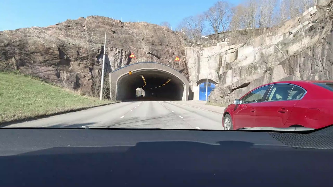 Driving in Turku, Finland