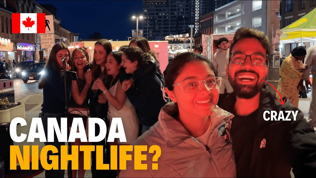 Canada  Nightlife 🇨🇦 | Vlog 371 | Canada Vlog Hindi
