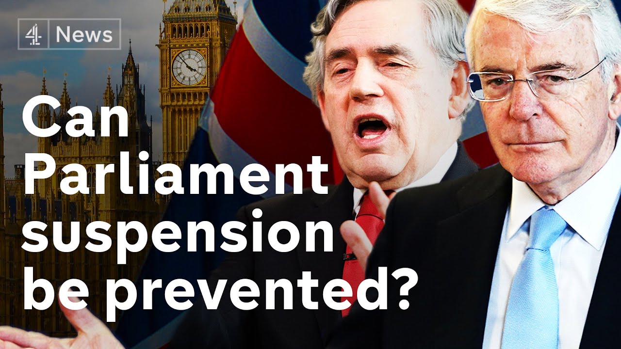 Brexit: Former Prime Ministers attack parliament suspension