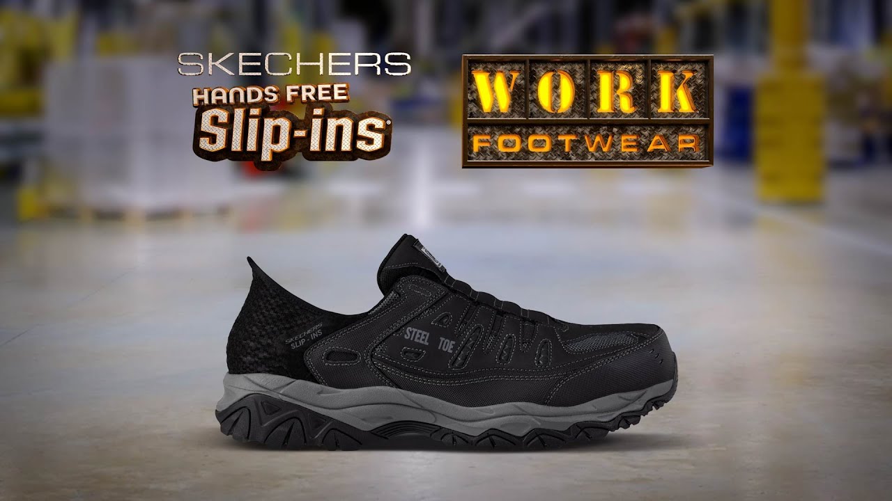 Skechers Work Safety Toe Hands Free Slip-ins&reg; Commercial