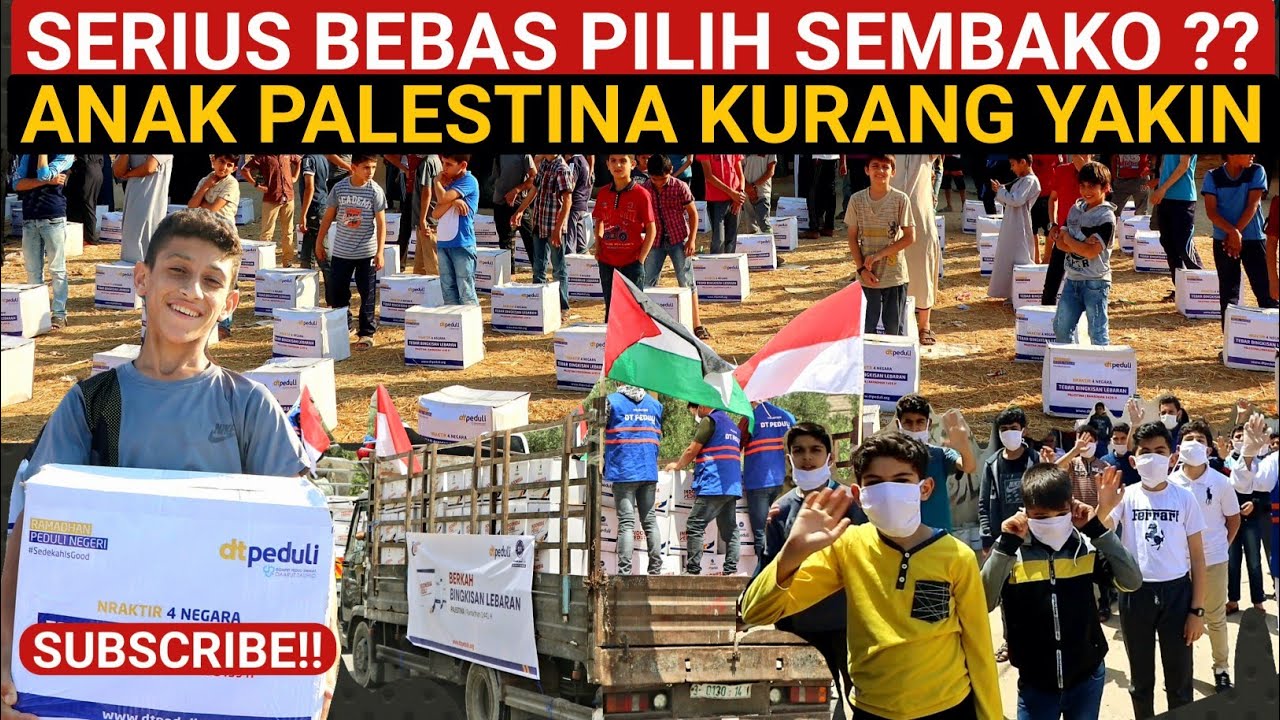 🔴 REAKSI ANAK PALESTINA BEBAS PILIH SEMBAKO❓ INDONESIA YA❓