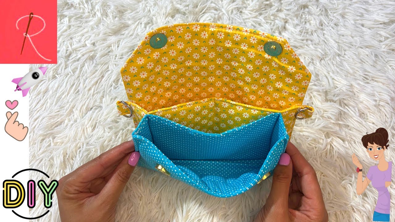 ESSA É A FORMA MAIS FÁCIL DE FAZER UMA BOLSA CARTEIRA ⭐️CARTEIRA DE MÃO ⭐️COSTURA PARA INICIANTE