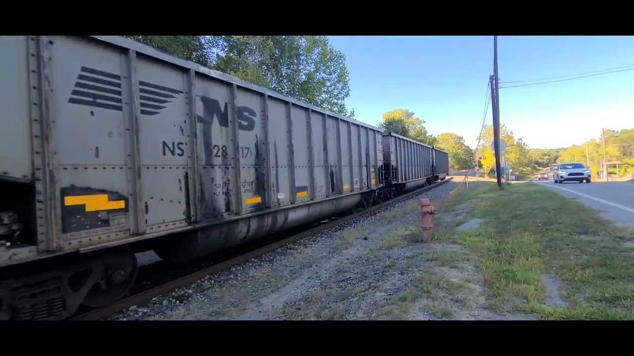 Empty Coal train with an ACE leader