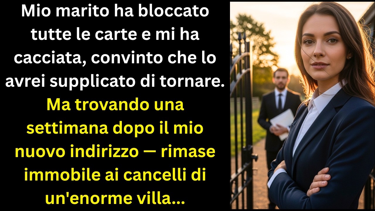 Mio marito mi cacciò pensando che tornassi;una settimana dopo al mio cottage non credeva ai suoi occ