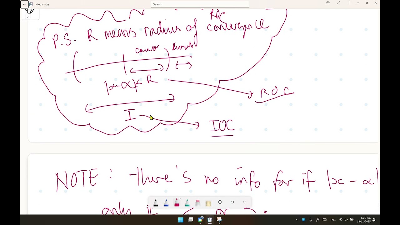 Power series, centered power series, power series convergence theorem