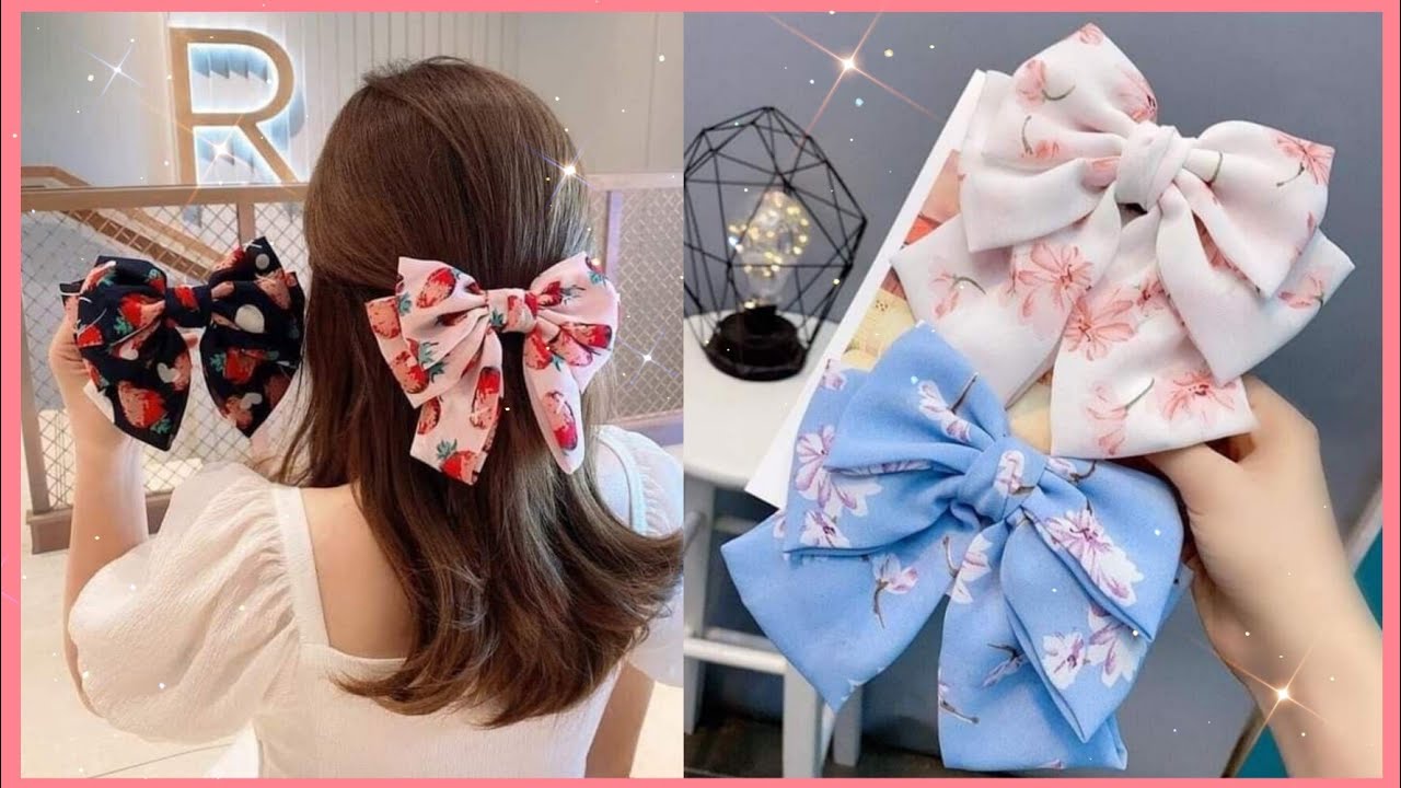 3 Layer Easy Bow Hair Clip/Lazo o Moño de Tela para el Cabello 3 Capas/ Costura Creativa🥰