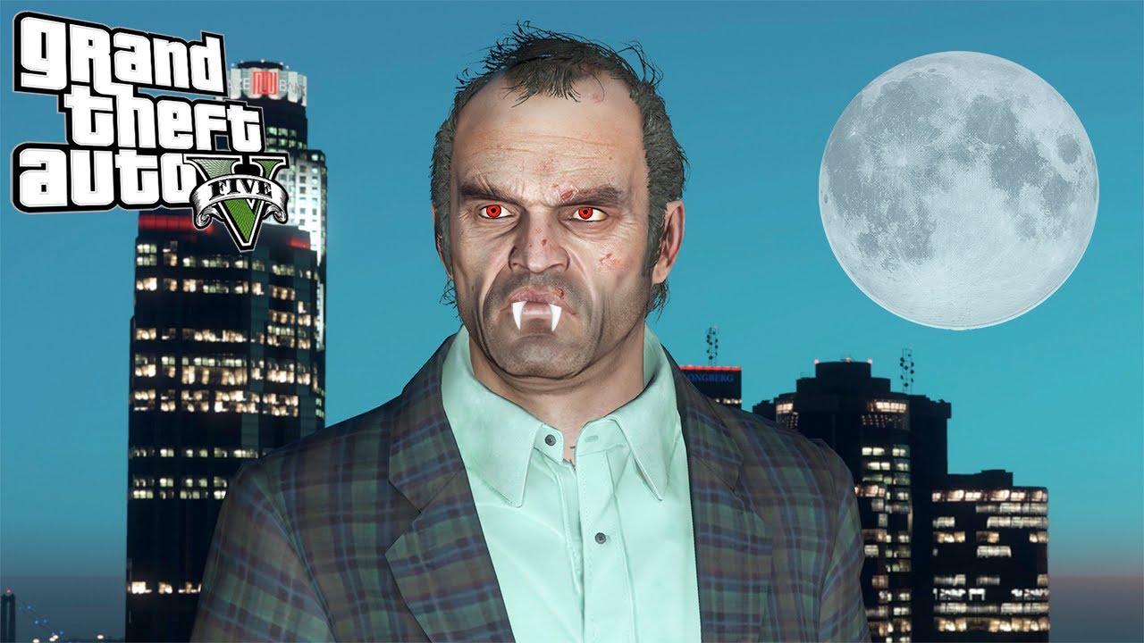 ТРЕВОР ПРЕВРАТИЛСЯ В ВАМПИРА в GTA 5!