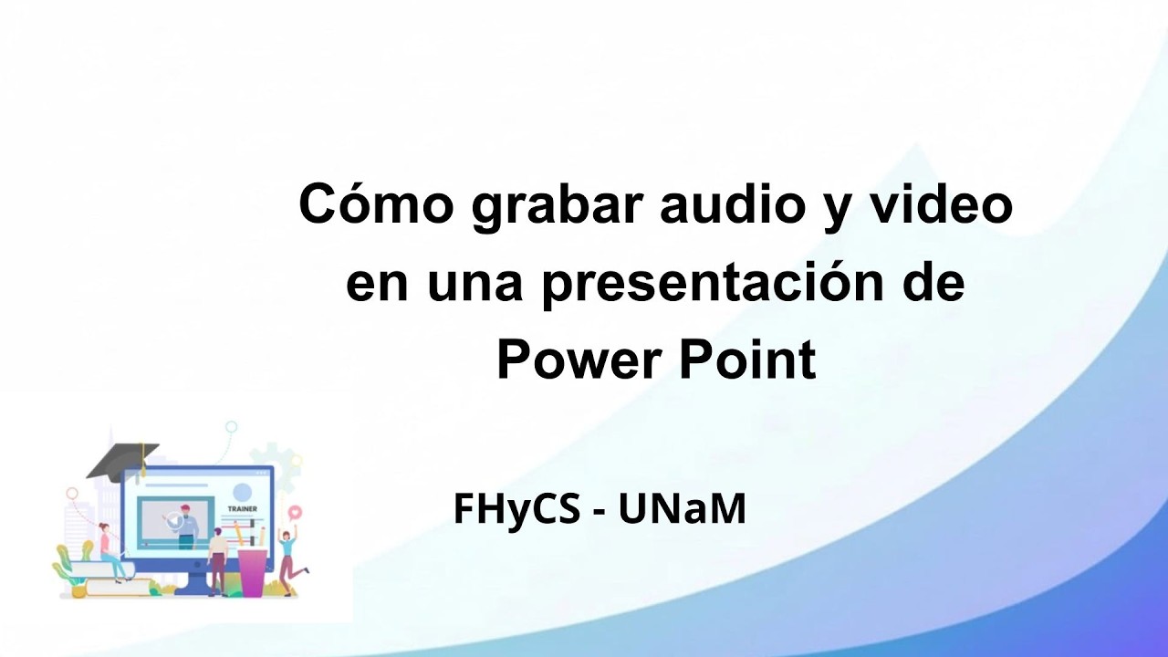 ¿Cómo grabar audio y crear video en una presentación de Power Point?