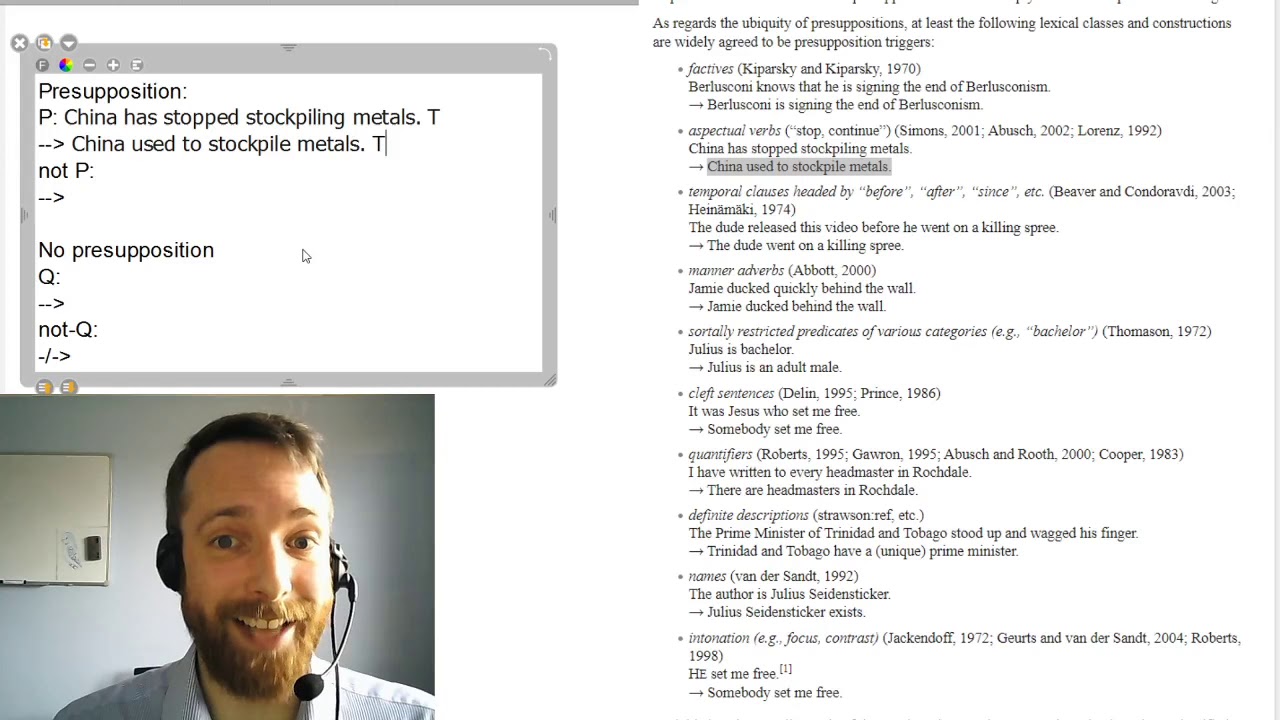 PHL2026: Strawson - presupposition