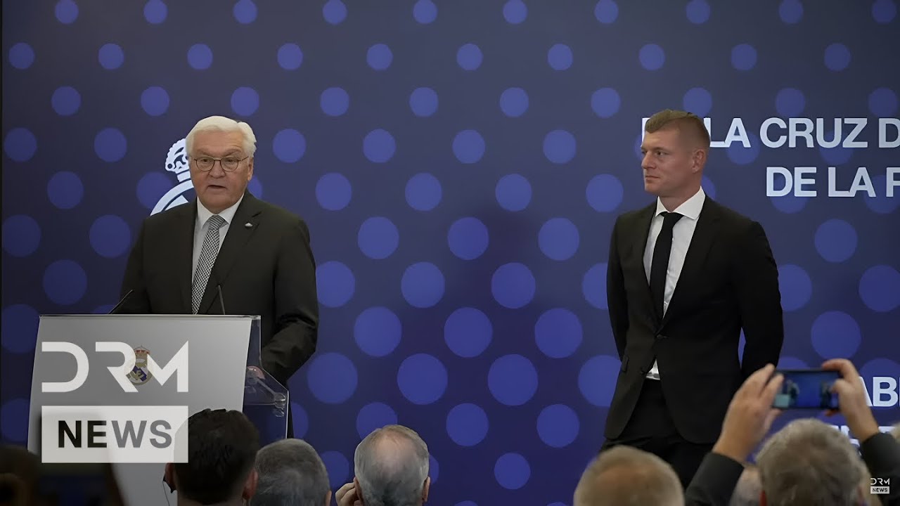 FULL CEREMONY: German President Awards Toni Kroos Knight’s Cross For Sports And Social Work | AD1F