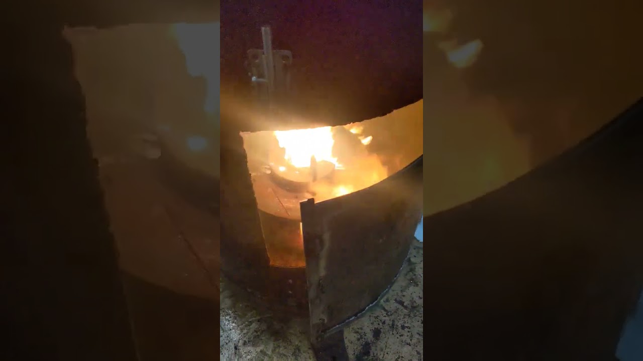 homemade waste oil heater