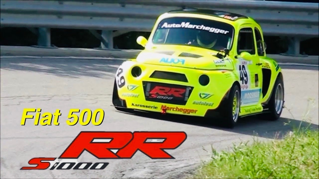 Fiat 500 S1000rr 4x4 Salita 42 Alpe del Nevegal Bergrennen 2016 Motorsport