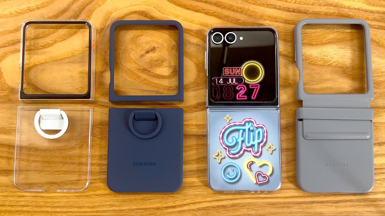 Samsung Galaxy Z Flip 6: официальные чехлы Samsung!