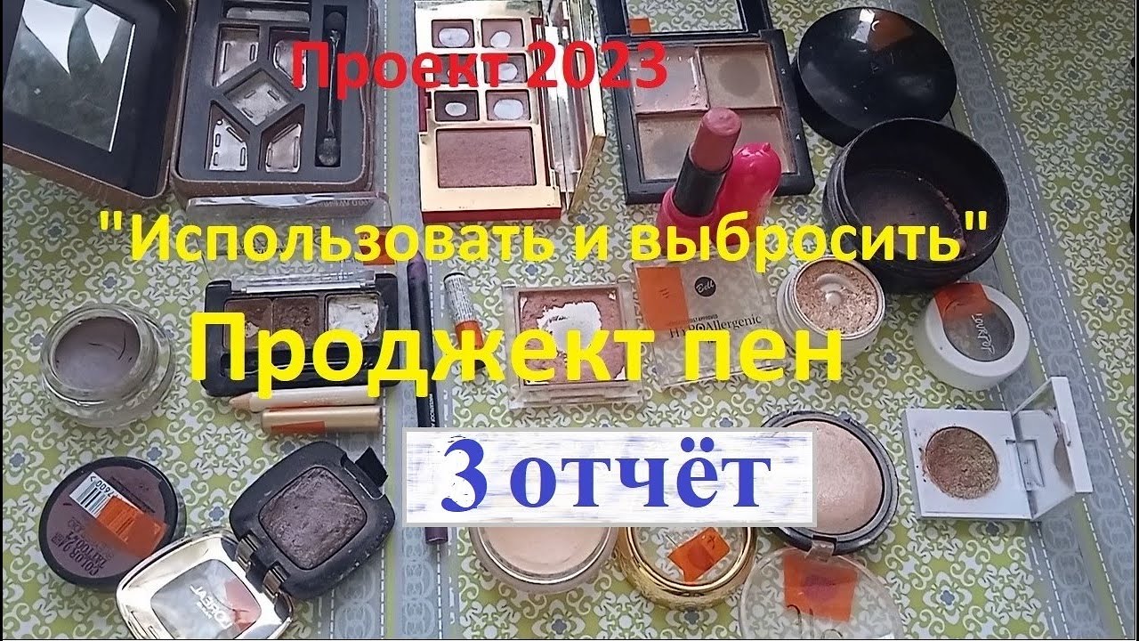3 отчёт Проджект пена (project pan 2023). 9 месяцев проекта использовать и выбросить 2023г. + фото