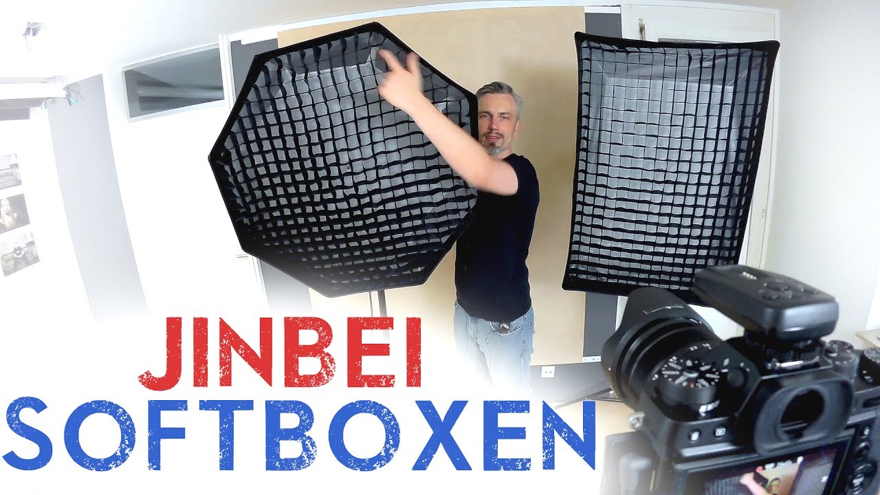 Jinbei Softbox vs Octabox // 90cm vs 70x100cm // Portrait