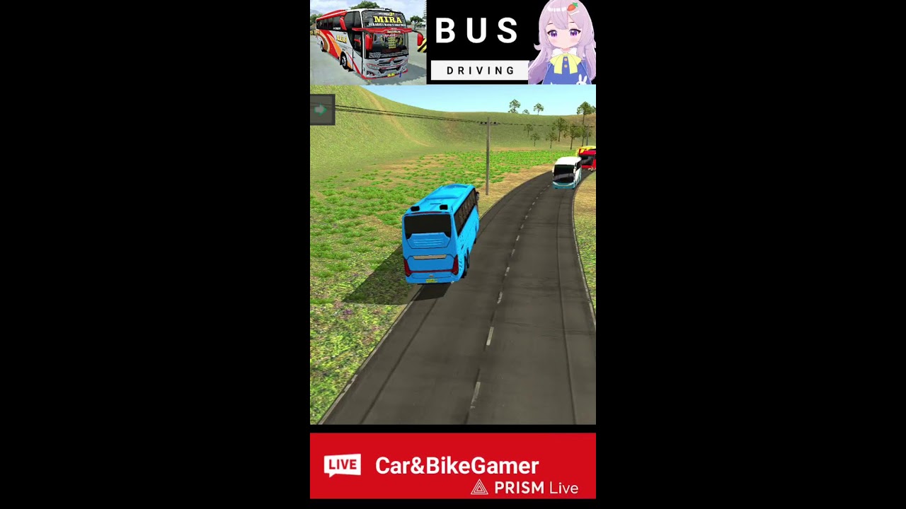 Bus simulator indonesia live gameplay #busgame #live