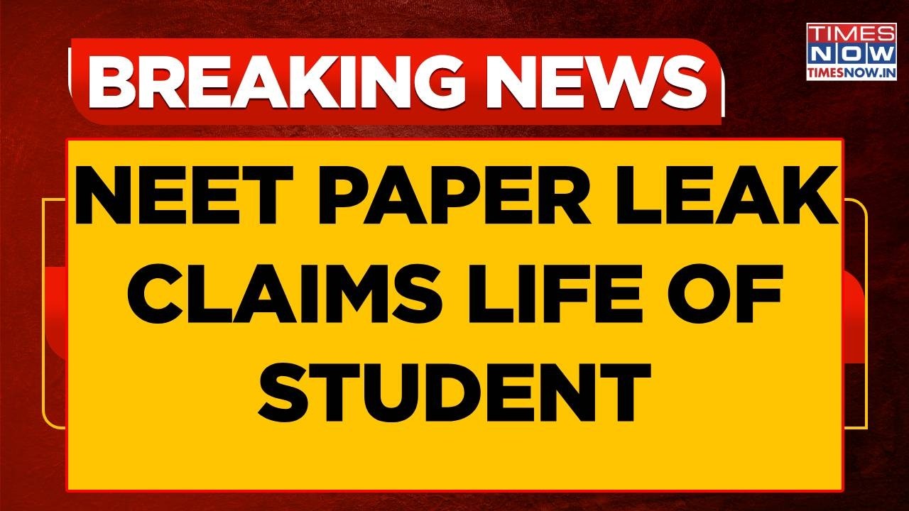 NEET Paper Leak Claims Life Of Student; Rahul Gandhi Slams 'Corrupt', 'Broken' System| Breaking News