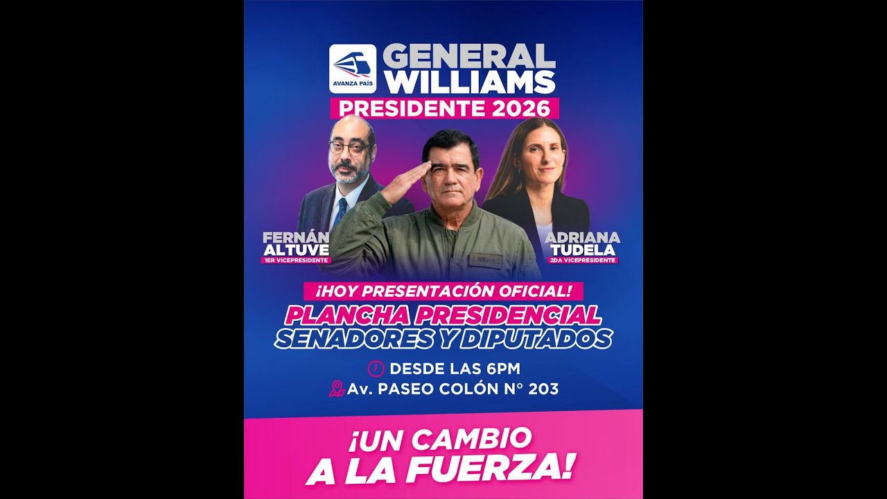 AVANZA PA&Iacute;S - Presentaci&oacute;n Oficial de la Plancha Presidencial 🚆🇵🇪