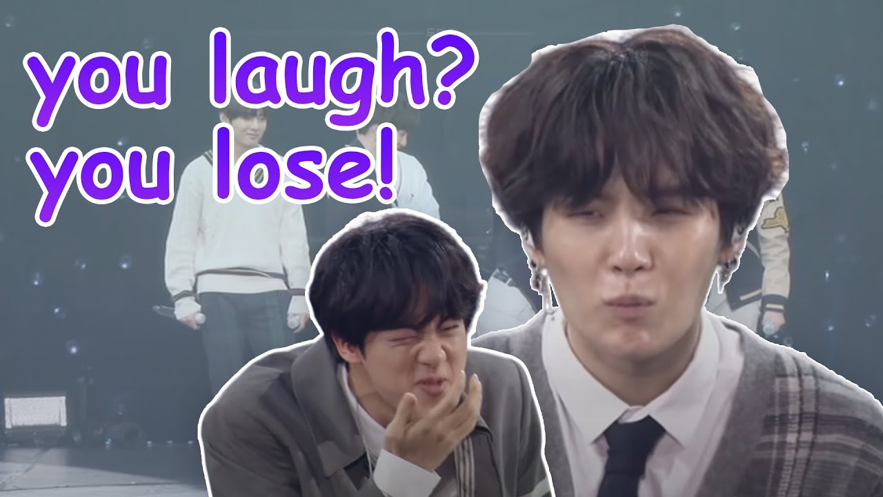 bts 'you laugh = you lose' challenge! *impossible*