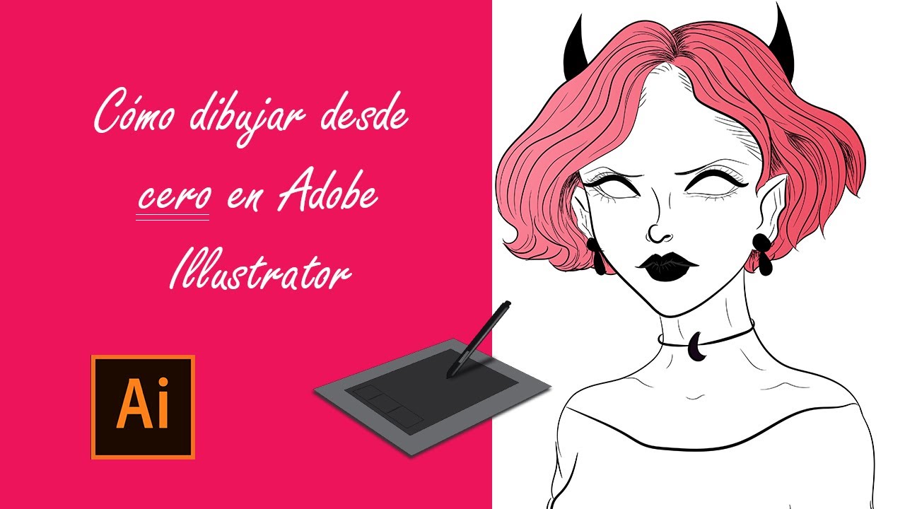➤C&oacute;mo dibujar desde CERO en Adobe Illustrator/TABLETA GR&Aacute;FICA/Parte 1
