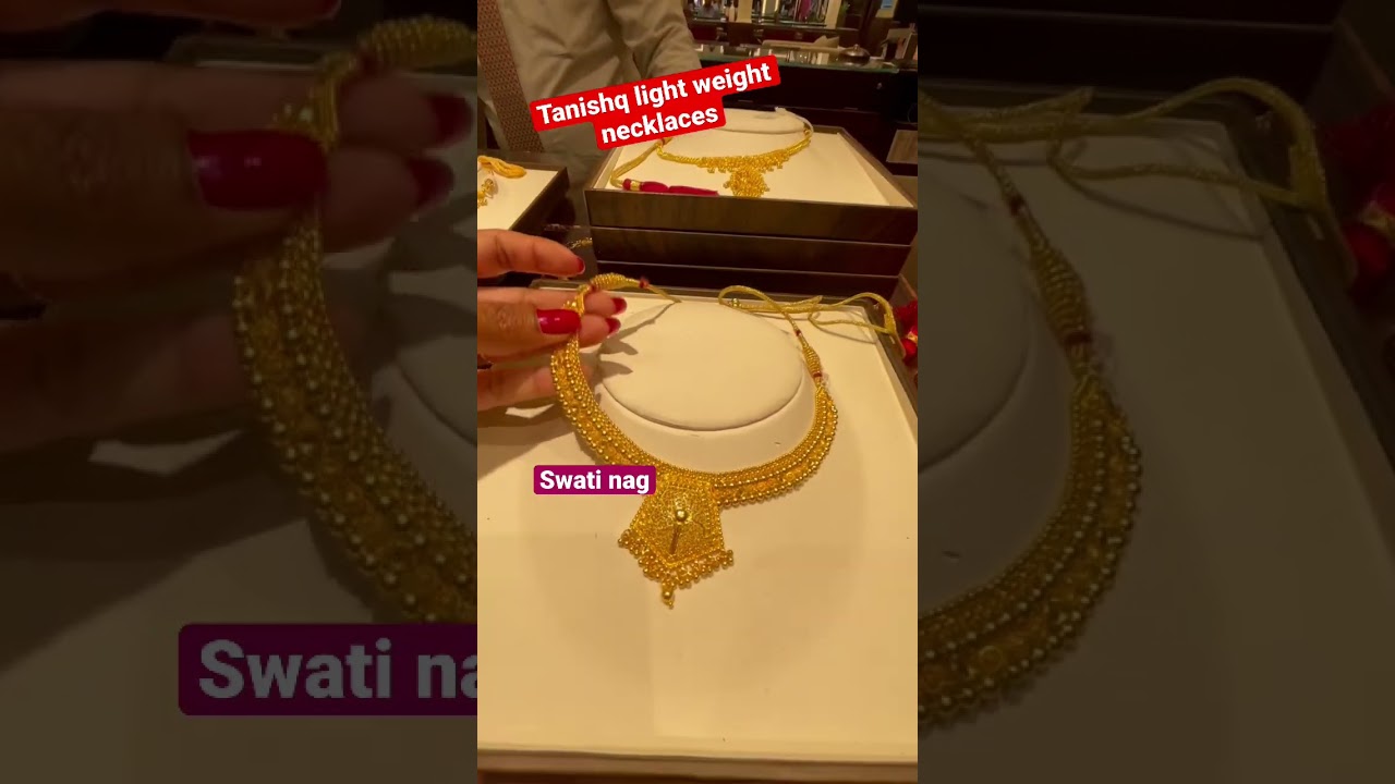 Tanishq Light weight gold necklace Designs 🙏