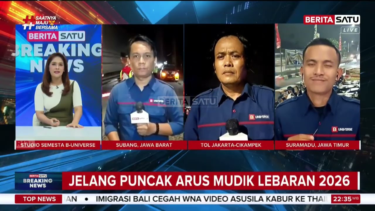 Lonjakan Pemudik Terlihat, Pantura Subang dan Tol Japek Mulai Padat #beritasatu