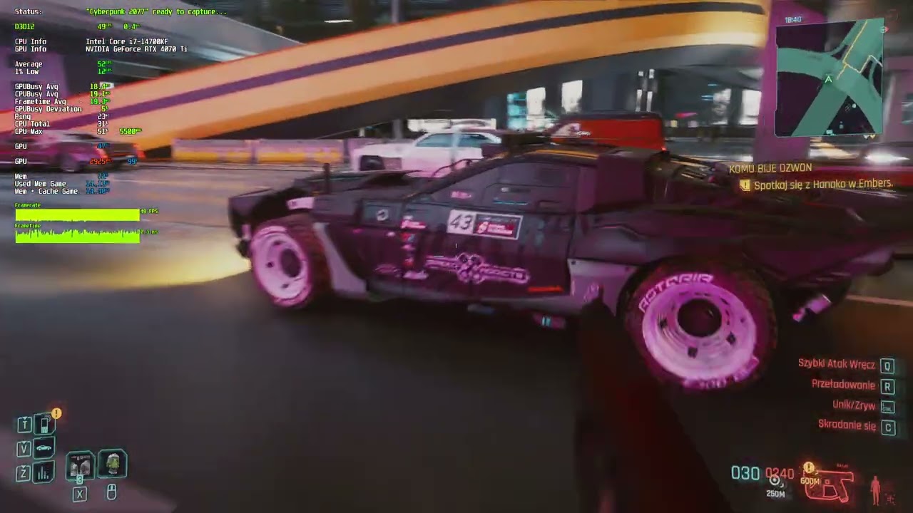 Cyberpunk 2077 RTX 4070Ti ( 20 mods )