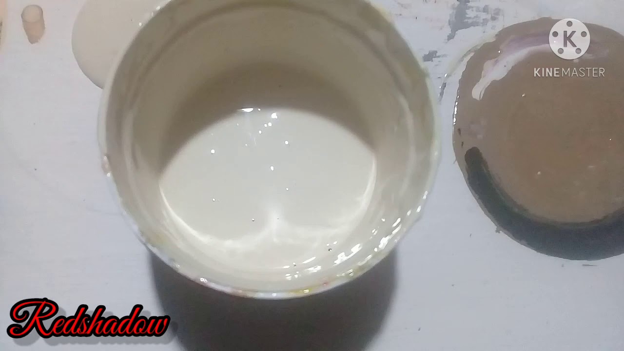 ASMR MIXING PAINT | WITH RAIN | PAINT MIXING COLOR ANTIQUE WHITE | ANTIQUE WHITE | MIXING COLOR.