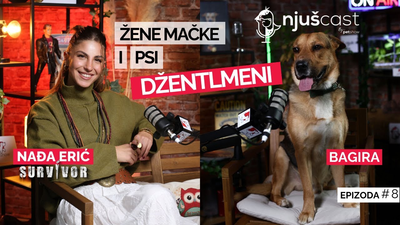 NjušCast Epizoda #8– Nađa Erić: Survivor iza kamera, ljubimci, avanture i priroda bez filtera