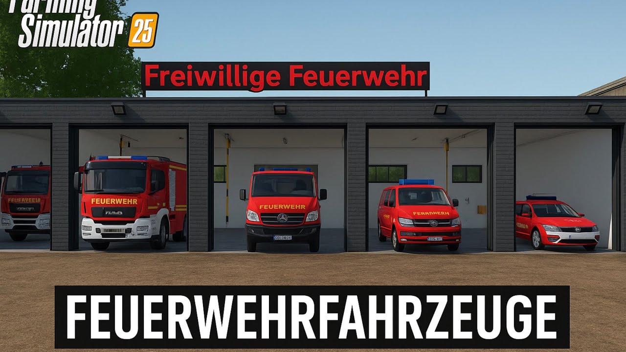 Alle Feuerwehrfahrzeuge nach 1 Jahr LS25!