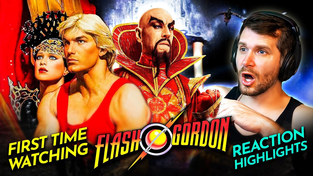 Jonathan jumps for FLASH GORDON (1982) Movie Reaction FIRST TIME WATCHING