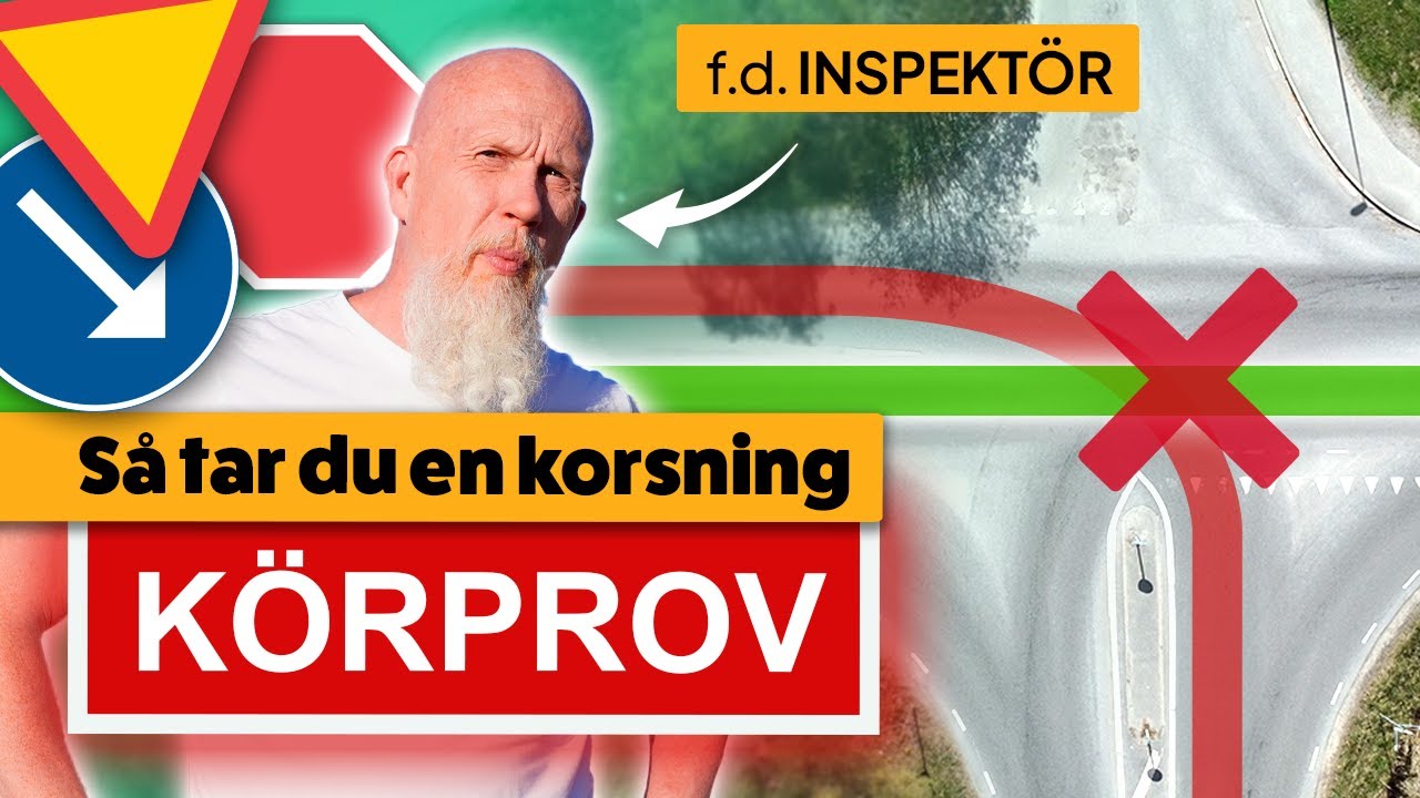 5 Korsningar På Uppkörningen Med Olika Elever