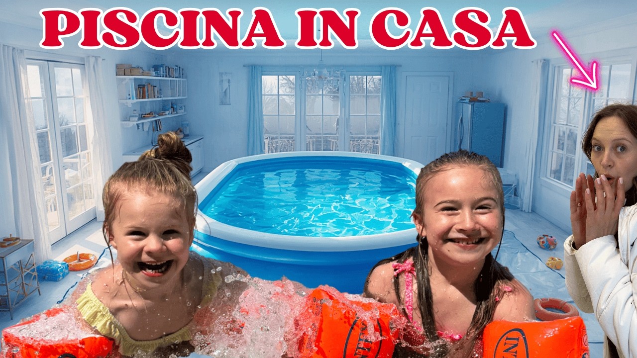 ABBIAMO MESSO UNA PISCINA IN CASA?! 😱🏊‍♀️ | Erika e Vanessa Rotaru