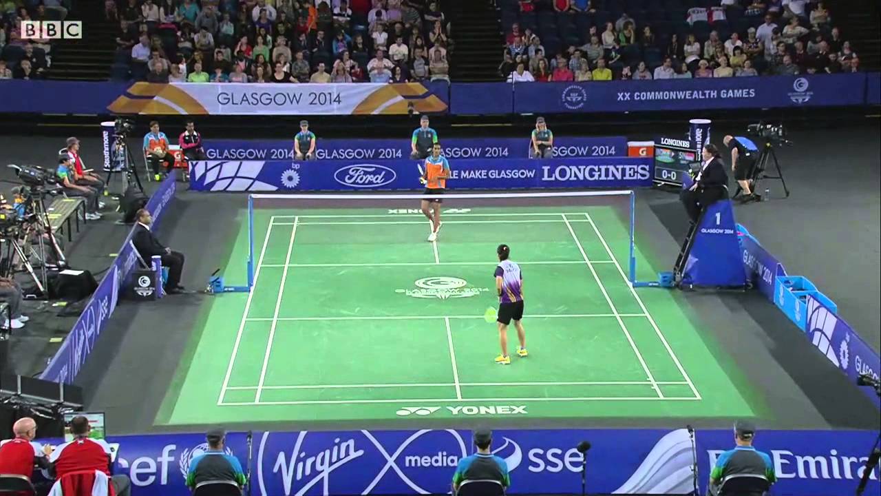 Mixed Team Bronze - SIN vs IND - WS - 2014 Commonwealth Games badminton
