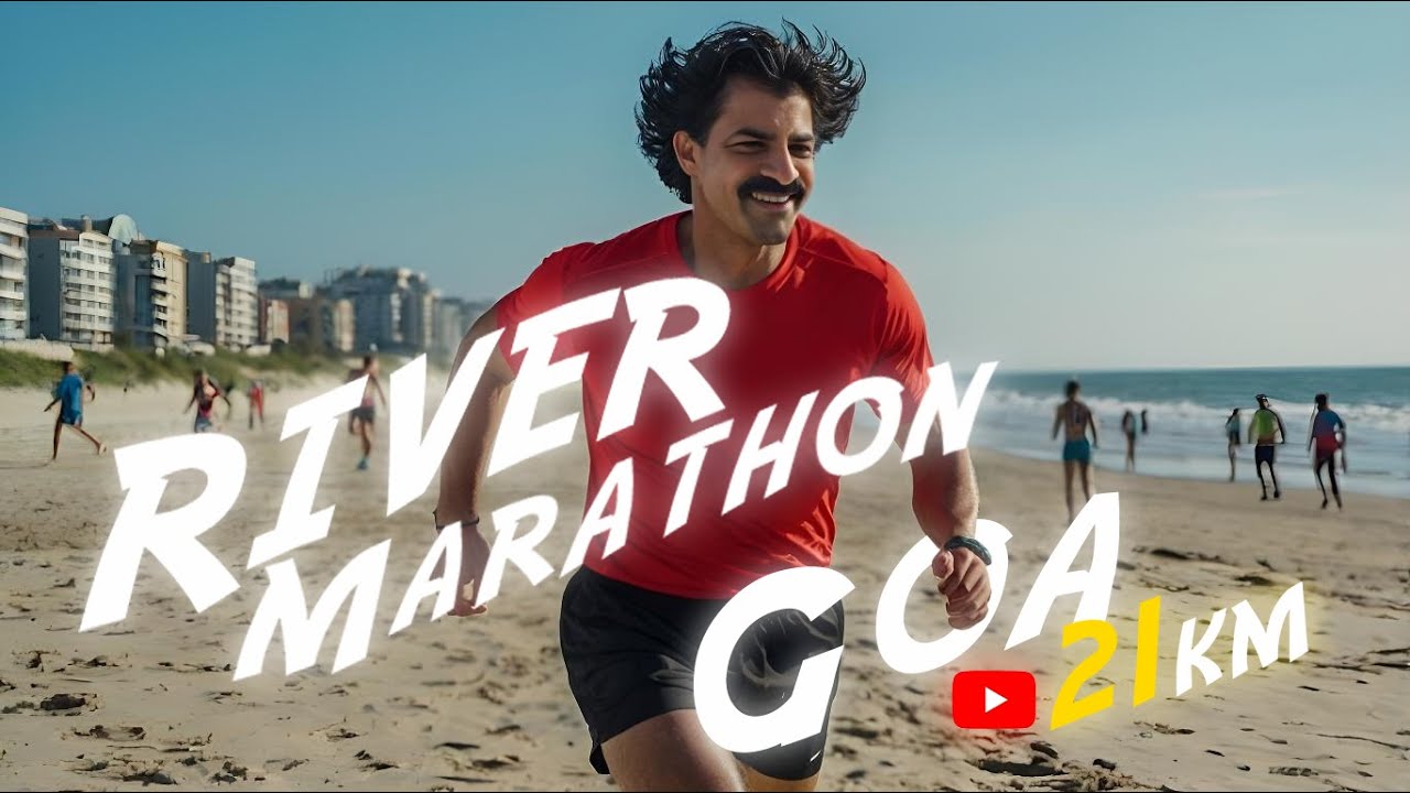 Running 21km in Goa 🏃‍➡️🌴| SKF Goa River Marathon | Sajish Narayanan|