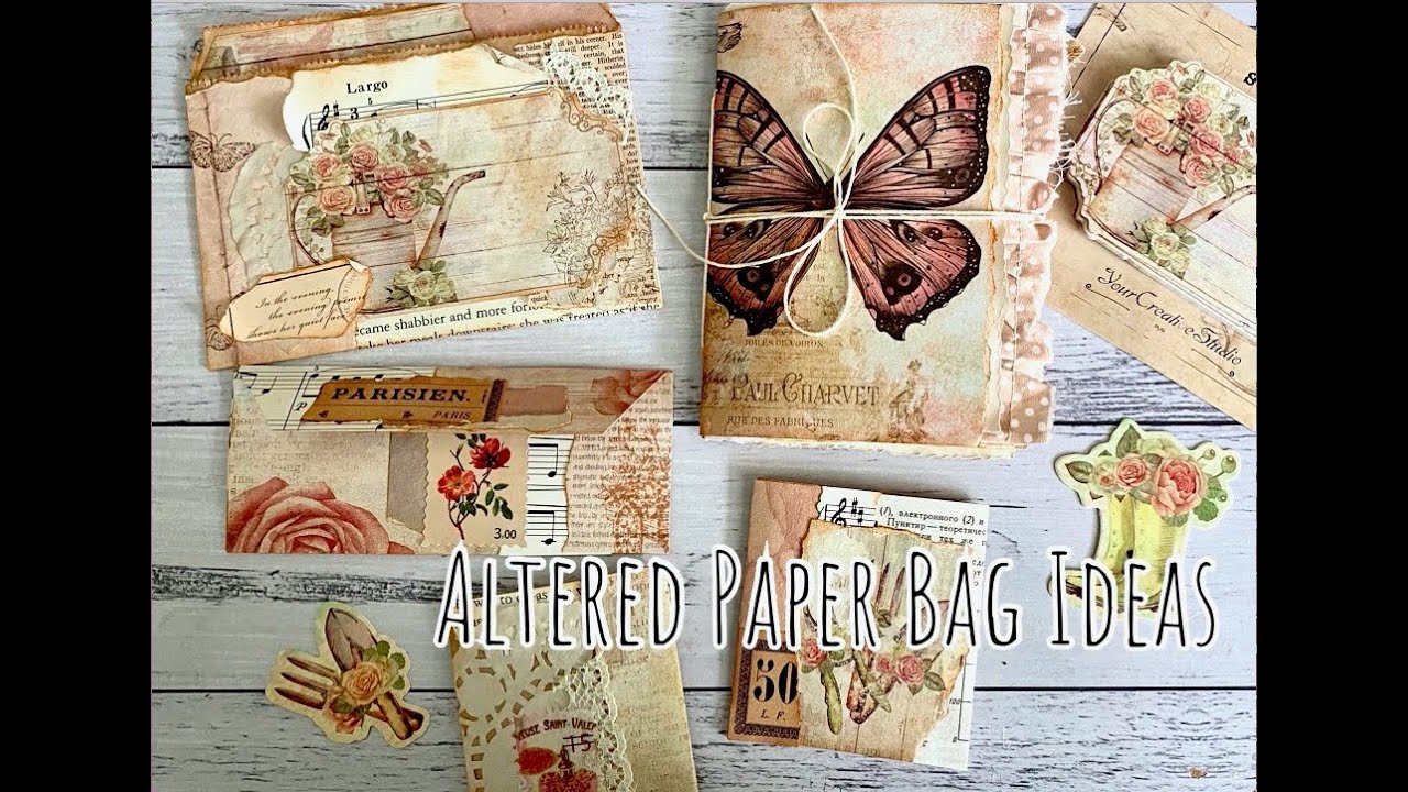 Altered Paper Bag IDEAS | Pockets, Envelopes, Pocket Pages | Junk Journal | Your Creative Studio