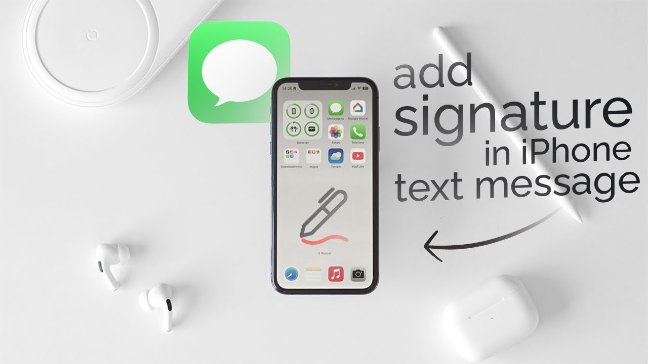 Как добавить подпись к текстовым сообщениям на iPhone (урок)