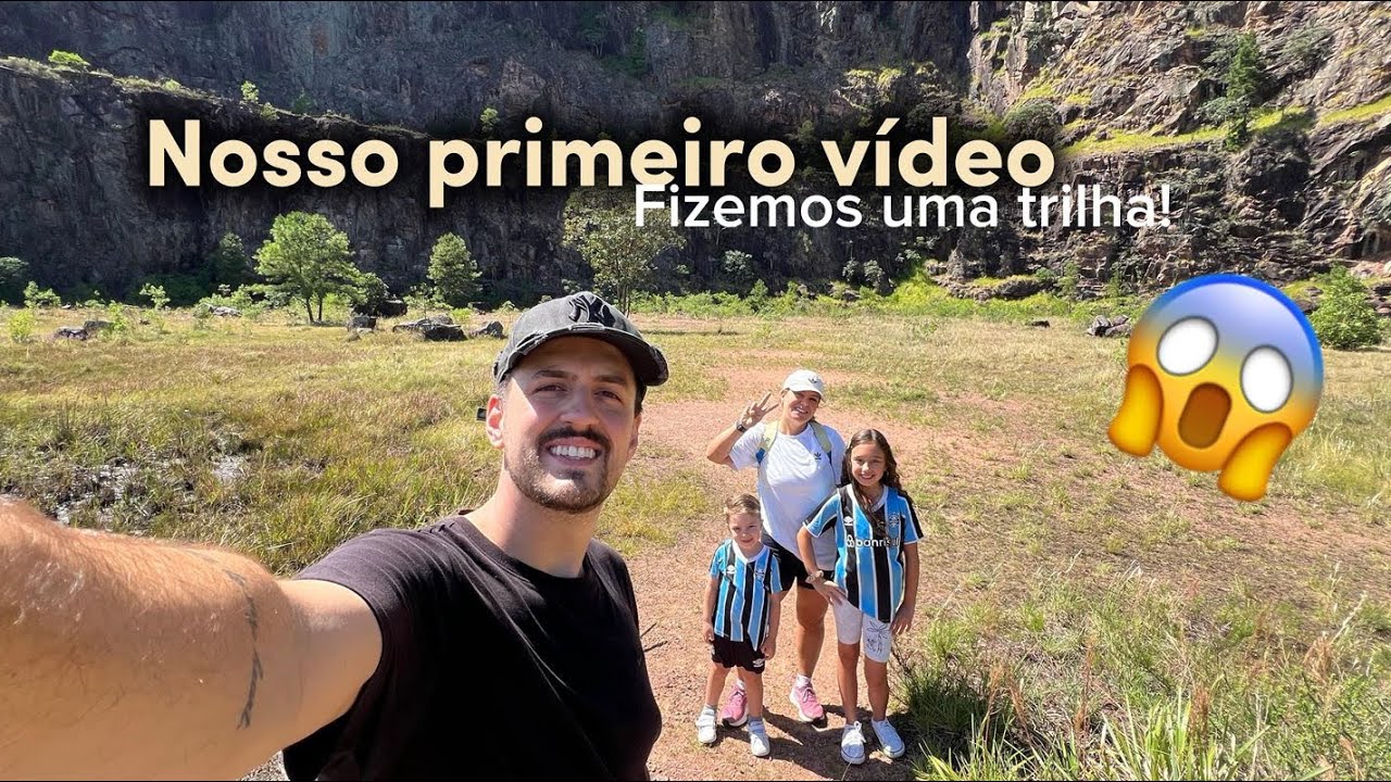 Fizemos uma trilha... mas nos perdemos 😱  NOSSO PRIMEIRO VÍDEO 😍    #familyvlog #familia #trilha 