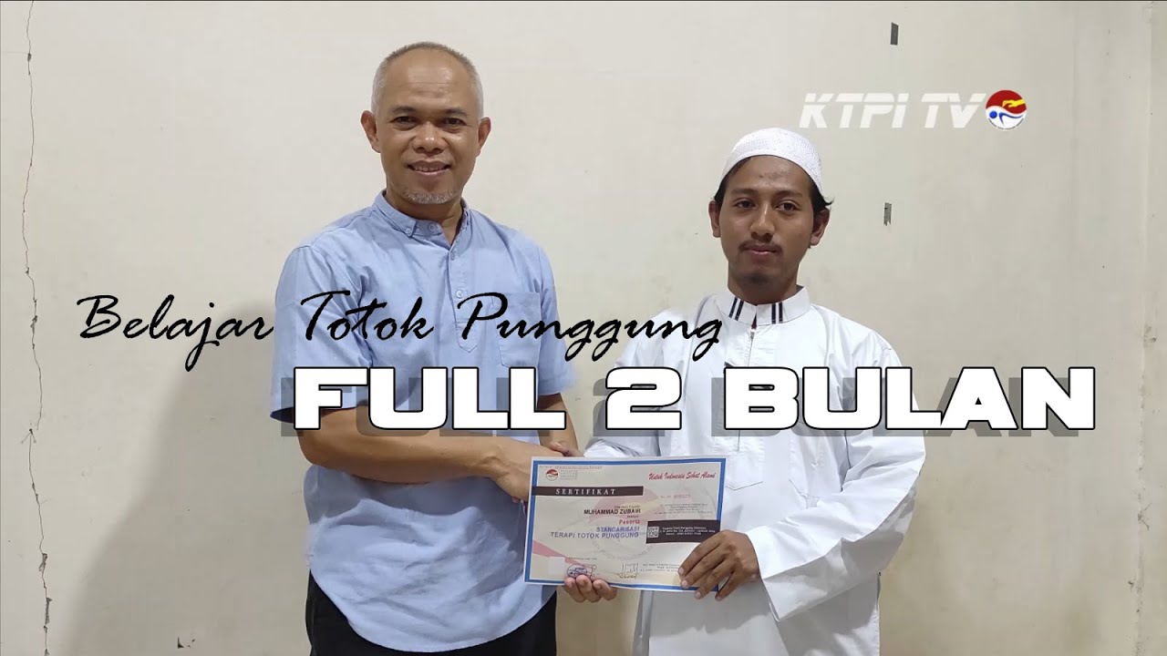 Full 2 Bulan Belajar Totok Punggung