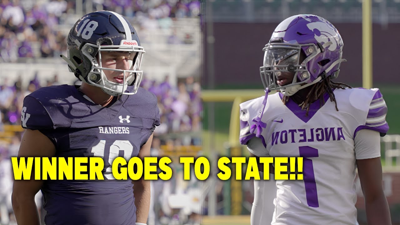 WINNER GOES TO STATE!! #5 Angleton vs #7 Smithson Valley 2024