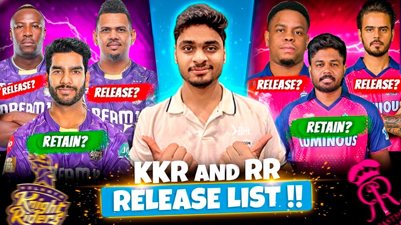 IPL 2026 : KKR and Rajasthan Royals Release Players List🔥Retained players 2026 | RETENTION DRAMA 😱