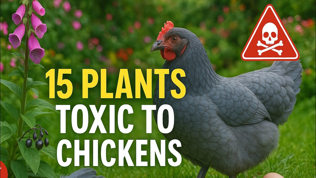 15 растений, ядовитых для кур 🐔 ❌